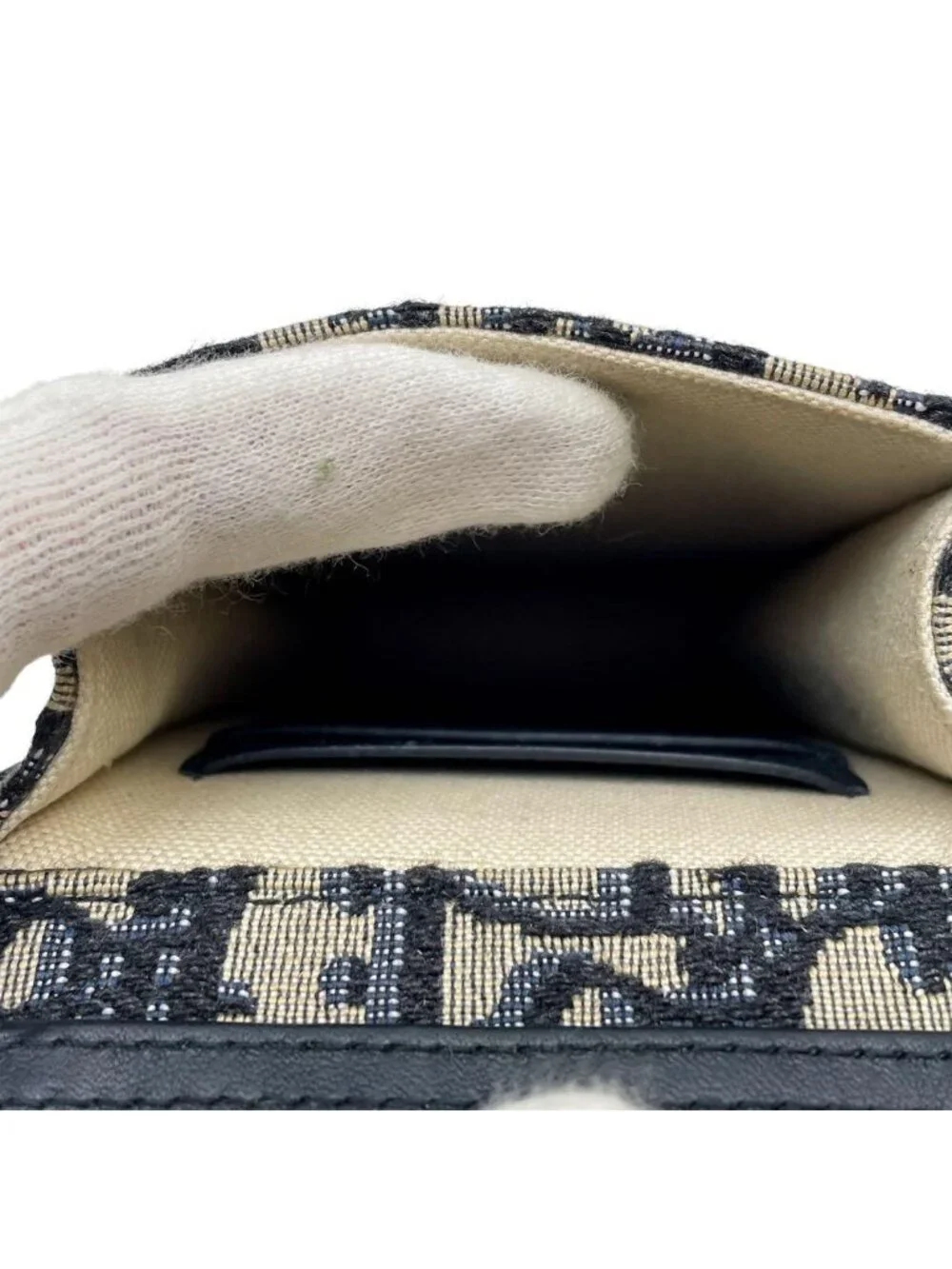 Dior Trotter Canvas Smartphone Shoulder Bag Pouch